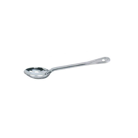 Omcan USA 80719 11" Heavy-Duty Stainless Steel Slotted Basting Spoon