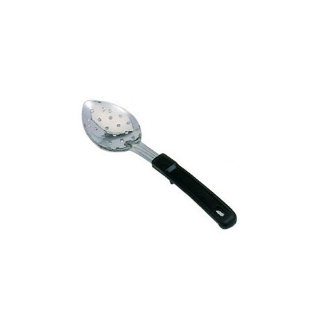 Omcan USA 80730 11" Stainless Steel Perforated Basting Spoon with Stop-Hook Handle