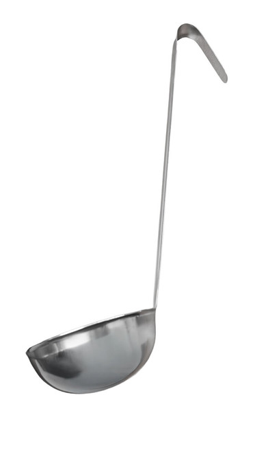 Omcan USA 80759 12 Oz. One Piece Stainless Steel Ladle