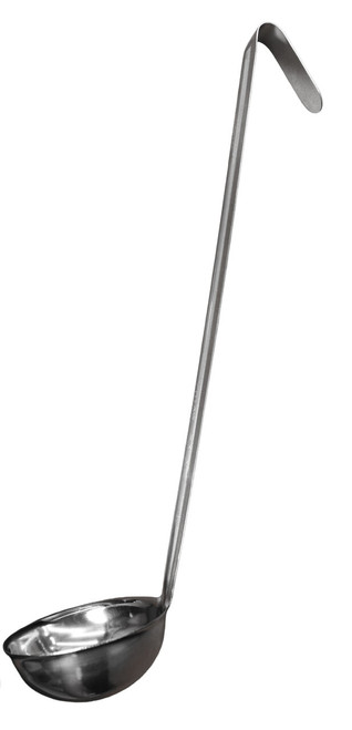 Omcan USA 80754 3 Oz. One Piece Stainless Steel Ladle
