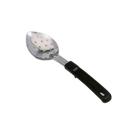 Omcan USA 80732 15" Stainless Steel Perforated Basting Spoon with Stop-Hook Handle