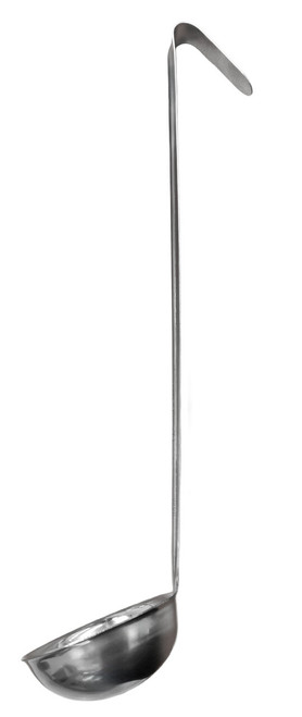 Omcan USA 80757 6 Oz. One Piece Stainless Steel Ladle