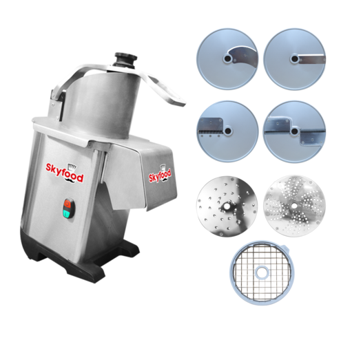 Skyfood PA7 PRO D 12.8" W Stainless Steel Countertop Food Processor - 115 Volts