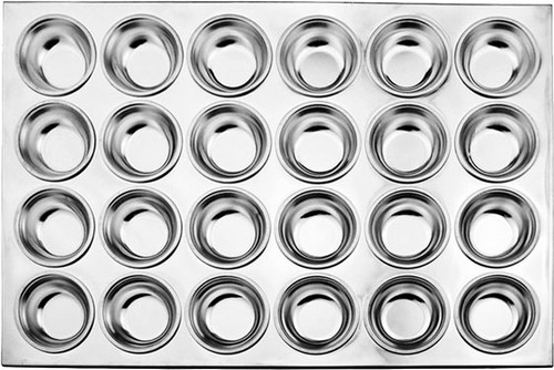 Omcan USA 80629 24 Cups Aluminum Muffin Pan