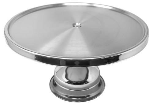 Omcan USA 80804 13" Stainless Steel Cake Stand