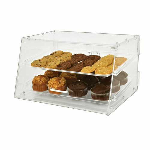 Omcan USA 80567 12" H Clear Acrylic Countertop Bakery Display Case