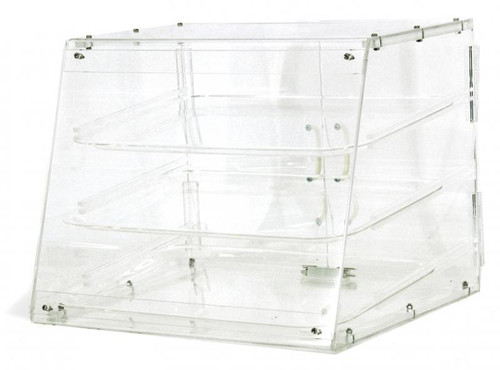Omcan USA 80568 16.5" H Clear Acrylic Countertop Bakery Display Case