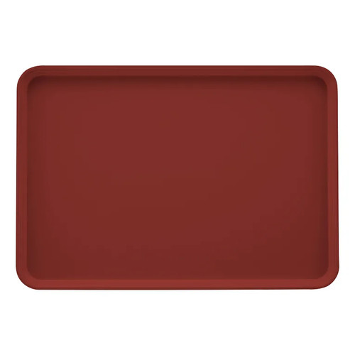 Cambro 2025501 25.56" x 20.75" Real Rust High-Impact Fiberglass Rectangular Camtray - 6/Case