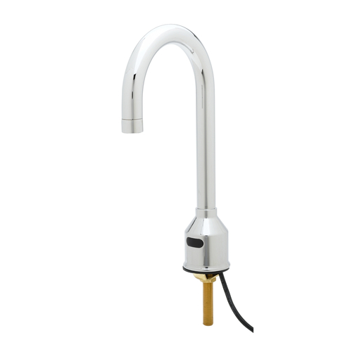 T&S Brass 5EF-1D-DG-V5-HG Single Hole Deck Mount Gooseneck Spout with 0.5 GPM Equip Electronic Faucet