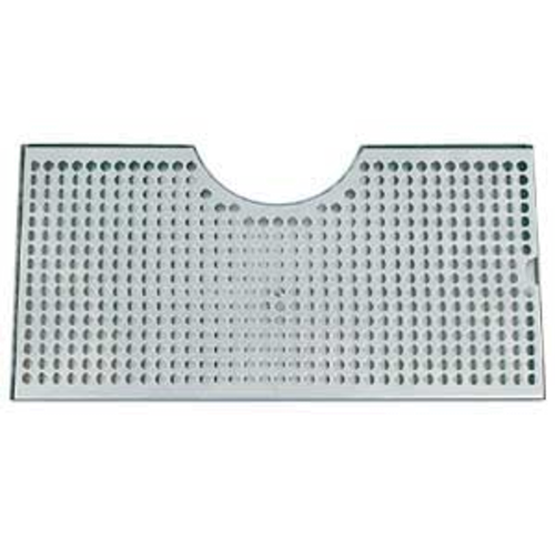 Micro Matic DP-734D 18" W x 9" D Stainless Steel with Drain Drip Tray Trough