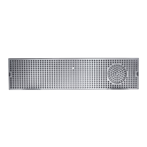 Micro Matic DP-820D-36GR 36" W x 8" D Stainless Steel with Glass Rinser Drip Tray Trough