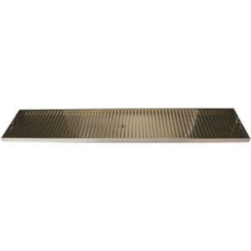 Micro Matic DP-820DSSPVD-39 39" W x 8" D Stainless Steel and Brass with Drain Drip Tray Trough