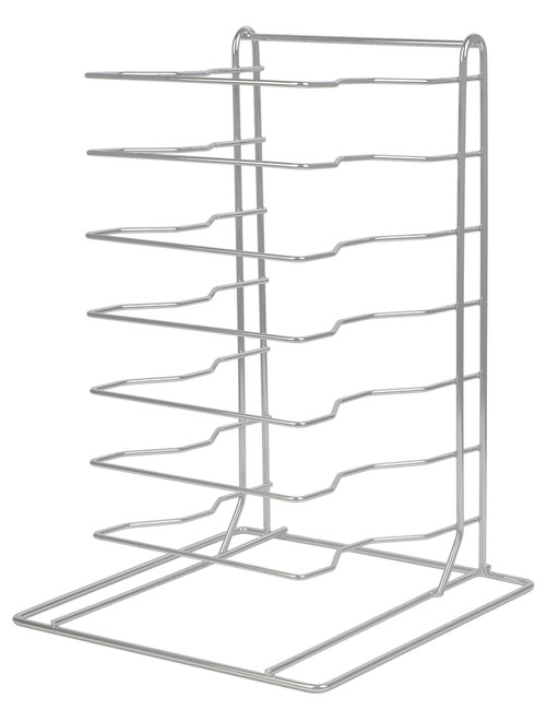 Omcan USA 81117 12" W Countertop 7-Slot Pizza Pan Rack