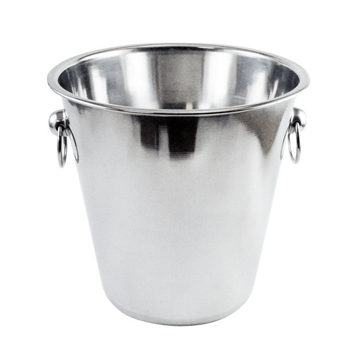 Omcan USA 80833 4 Qt. Stainless Steel Ring Handle Wine Bucket