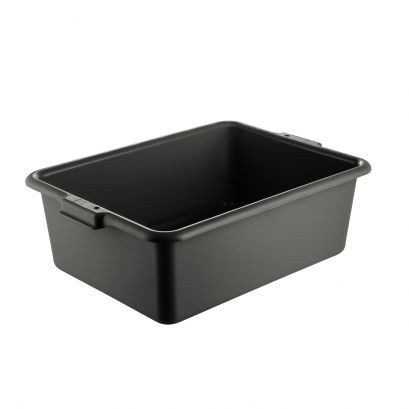 CAC China BTDB-7BK 7" H Black Polypropylene Bus Box (1 Each)