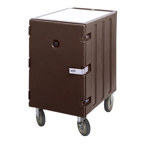 Cambro 1826LTCSP131 32" L x 21.5" D x 37.5" H with Security Package for Trays and Sheet pans with Removable Cutting Board on Top Holds up to (13) 18" x 26" Trays or Sheet/Bun Pans (13) Tray Supports with 1.75" Centers Dark Brown Camcart