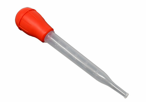 Omcan USA 80950 1.5 Oz. Plastic Baster with Red Bulb