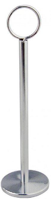 Omcan USA 80537 18" H Chrome Plated Table Number Stand