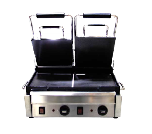 Omcan USA 21466 Cast Iron Dual Plate Manual Sandwich Grill