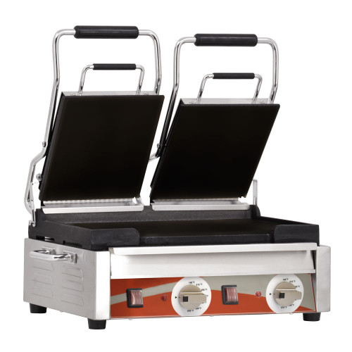 Omcan USA 21466 Cast Iron Dual Plate Manual Sandwich Grill