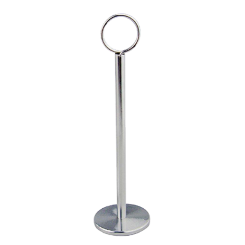 Omcan USA 80536 15" H Chrome Plated Table Number Stand