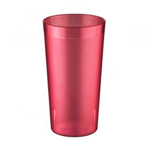 CAC China BVPT-32RD 32 Oz. Red SAN Plastic Tumbler (2 Dozen Per Case)