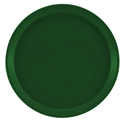 Cambro 1000117 10" Dia. Round Dishwasher Safe Fiberglass Dark Peach Serving Camtray - 12/Case