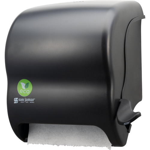 Carlisle T950REBK Black All Core Sizes San Jamar Classic ecoLogic Element Lever Roll Towel Dispenser