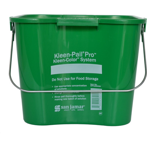 Carlisle KPP196KCGN 6 Qt. Green Pro Kleen Pail