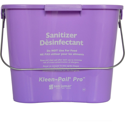 Carlisle KPP196PR 6 Qt. Purple Pro Kleen Pail