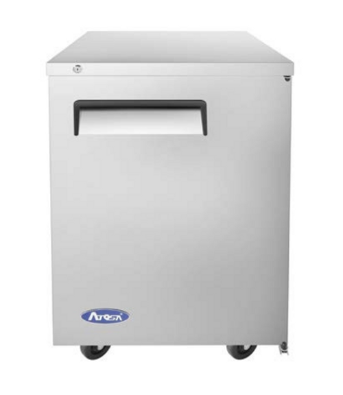 Atosa USA, Inc. MBB23GR 8.2 Cu. Ft. Stainless Steel 1 Solid Door Atosa Back Bar Cooler - 115 Volts