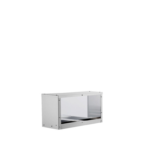 Atosa MROS-2ST Overshelf or Sneezeguard for 2 Well Steam Table Stainless Steel