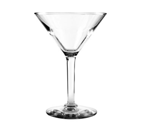 Anchor H037491 6 Oz. Clear Pulled Stem Martini Glass