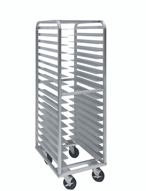 Cres Cor 2736512/1818 64.75" H Aluminum Fixed Side Roll-In Refrigerator Rack