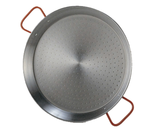 Matfer Bourgeat 70528 11" Dia. Steel Round Paella Pan