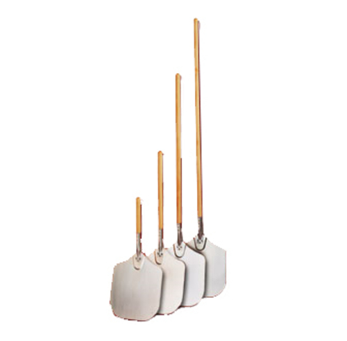 American Metalcraft 3512 12"W x 14" D Aluminum Pizza Peel Wood Handle