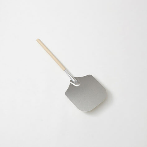 American Metalcraft 3512 12"W x 14" D Aluminum Pizza Peel Wood Handle