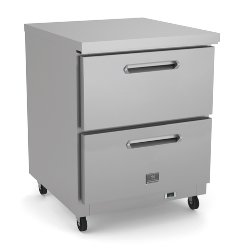 Kelvinator KCHUC27.2DR 27" W (2) Drawers Reach In One-Section Undercounter Refrigerator - 115 Volts 200 Watts