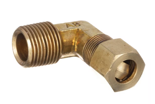 00-722657 ELBOW BRASS 3/8CC X 1/2 27 NTS