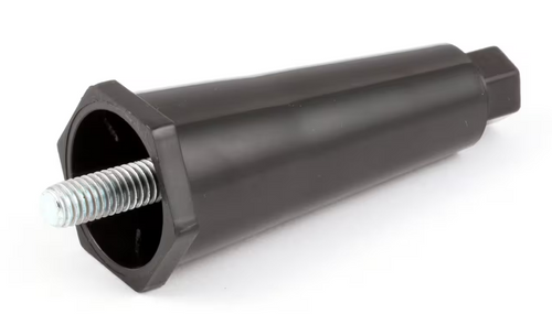 05.30.007.00 LEG 4" BLACK COUNTER APPLIANCE