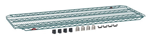 Metro EZA-2460NK3 60" W x 24" D Green Epoxy Coated Wire Super Erecta EZ-ADD Shelf