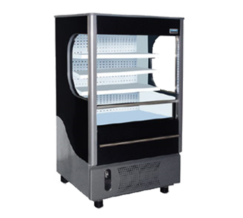 Ojeda USA ALPA-55H 7.3 Cu. Ft. Powder Coated Steel Alpha Open Air Merchandiser - 120 Volts
