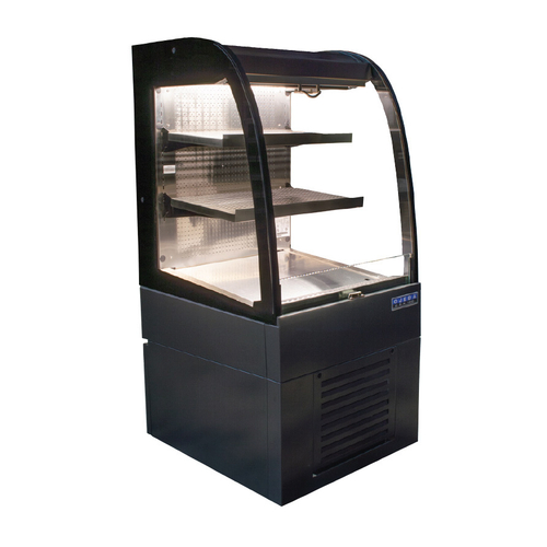 Ojeda USA ALPA-36H SS 7.38 Cu. Ft. Powder Coated Steel Alpha Open Air Merchandiser - 120 Volts