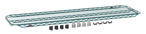 Metro EZA-1860NK3 60" W x 18" D Green Epoxy Coated Super Erecta EZ-ADD Shelf