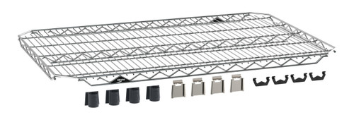 Metro EZA-2436NC 36" W x 24" D Chrome Plated Wire Super Erecta EZ-ADD Shelf