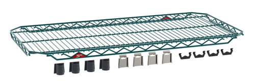 Metro EZA-1836NK3 36" W x 18" D Green Epoxy Coated Super Erecta EZ-ADD Shelf