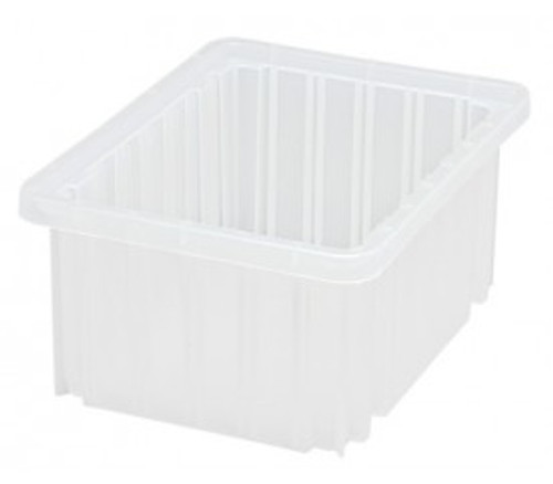 Quantum DG91050CL 11.88" L x 8.25" W x 5" H Clear Dividable Grid Container