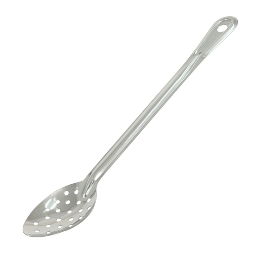 CAC China SBHP-13 13" L 1.2mm Thick Stainless Steel Perforated Basting Spoon (144 Each Per Case)