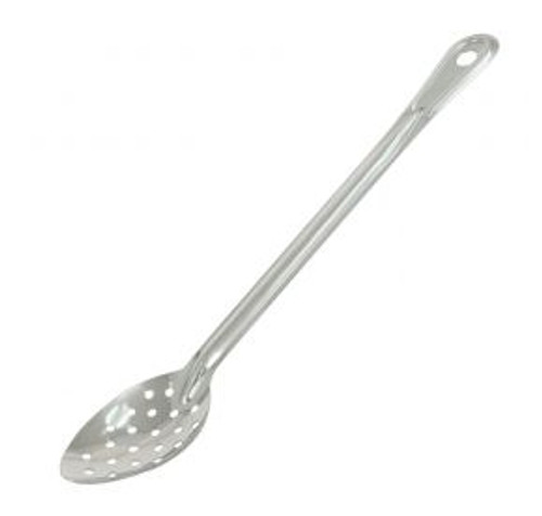 CAC China SBSP-18 18" L 1.5mm Thick Stainless Steel Perforated Basting Spoon (72 Each Per Case)