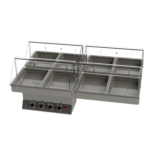 Cadco GG-HT4 4-Bay Heat Package